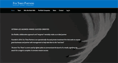 Desktop Screenshot of fox3partners.com